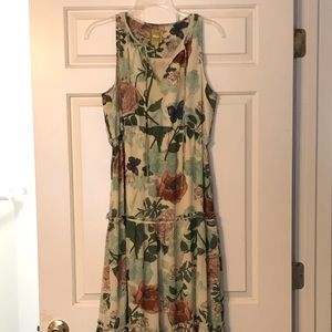 Anthropologie Floor-length Vineyard Dress, Size 8P